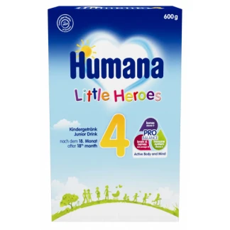 Сухая детская молочная смесь Humana (Хумана) 4 Маленькие герои 600г-0