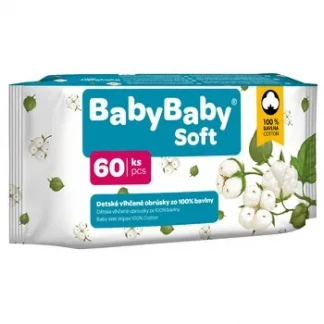 Платочки гигиенические BabyBaby Soft №60 бокс-0