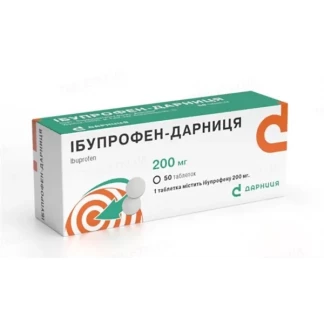 ІБУПРОФЕН-ДАРНИЦЯ таблетки по 200мг №50-0