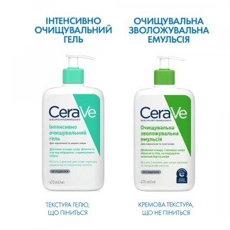 Интенсивно очищающий гель CeraVe (СераВе) для нормальной и жирной кожи лица и тела 473мл-9