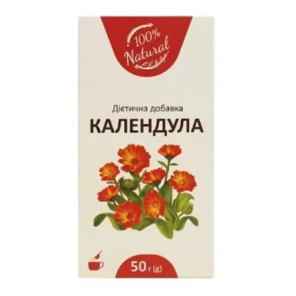 КАЛЕНДУЛЫ цветы фиточай по 50г в пачке с внутренним пакетом-0