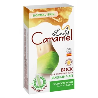 Віск для депіляції тіла CARAMEL зелений чай №16-0