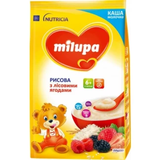 Молочная каша Milupa (Милупа) рисовая с лесными ягодами 6+мес. 210 г.-0
