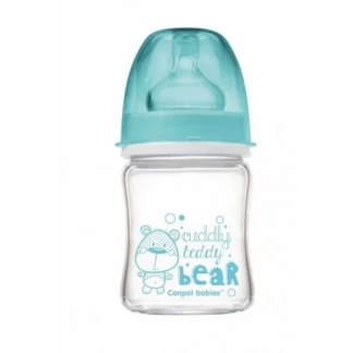 Детская бутылочка антиколиковая Canpol (Канпол) EasyStart чистое стекло 120мл-0