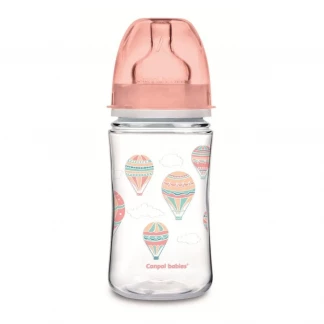 Дитяча пляшечка Canpol (Канпол) Easystart-Newborn baby з широким отвором антиколіки 240мл-0