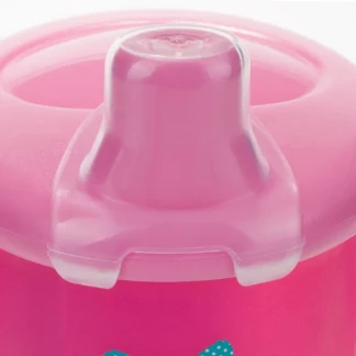 Кружка-непроливайка Canpol (Канпол) Toys розовая 250мл-0
