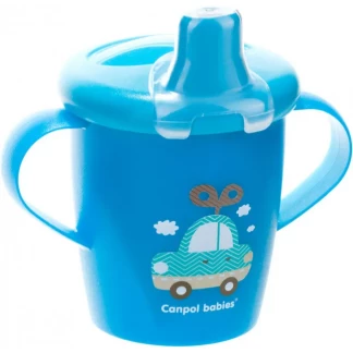 Кружка-непроливайка Canpol (Канпол) Toys синяя 250мл-1