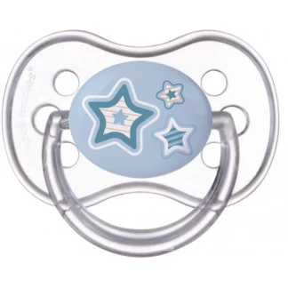 Пустушка Canpol (Канпол) Newborn baby силіконова симетрична 18+міс. №1 (22/582) синя-0