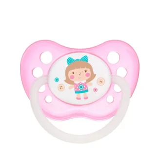 Пустушка Canpol (Кенпол) Toys силіконова анатомічна 6-18 міс. №1 рожева-0