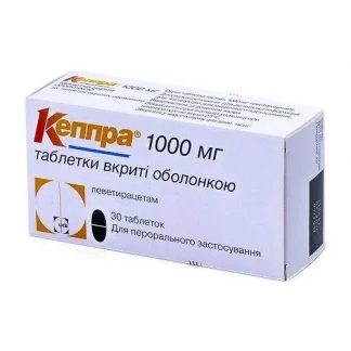 КЕППРА таблетки по 1000мг №30-0