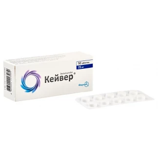 КЕЙВЕР таблетки по 25мг №50-0