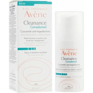 Концентрат для обличчя Avene (Авен) Cleanance Comedomed проти недоліків шкіри, зменшує прищі та чорні точки 30 мл-0