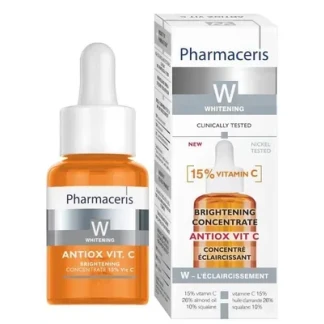 Концентрат для лица Pharmaceris (Фармацерис) W антиоксидантный отбеливающий с 15% Витамин С 30мл-0
