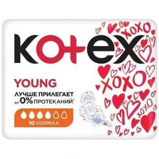 Прокладки гігієнічні Kotex (Котекс) Young Normal №10-0