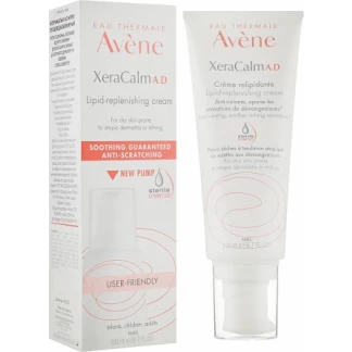 Крем Avene (Авен) Peaux Seches XeraCalm (Ксеракальм) A.D Creme Relipidant для сухої і дуже сухої шкіри 200 мл-0