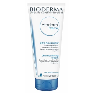 Крем Bioderma (Биодерма) Atoderm Cream для сухой атопической кожи 200 мл-0