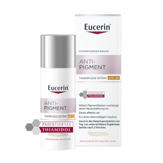 Крем дневный Eucerin (Юцерин) Anti-Pigment депигментирующий с тонирующим эффектом (оттенок светлый) SPF30 50мл (98352)-0