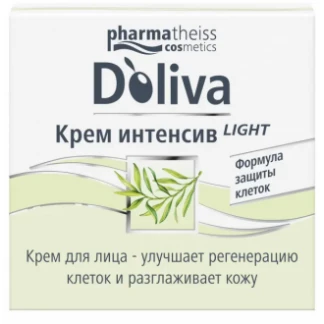 Крем для обличчя Olivenol (Олівенол) Intensive Face Cream Light 50мл Doliva (Доліва)-0