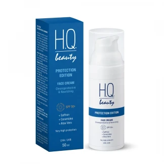 Крем для лица H.Q. Beauty (Аш Кью Бьюти) Protection Edition хронозащита и питание SPF50+ 50мл-0