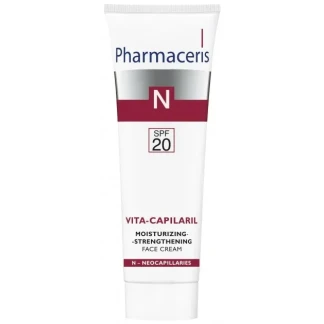 Крем для обличчя Pharmaceris (Фармацеріс) N Vita-Сapilaril зволожуючий зміцнюючий SPF20 50мл-0