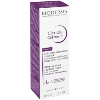 Крем для обличчя та тіла Bioderma (Біодерма) Cicabio Cream+ відновлюючий та заспокійливий 40мл-0