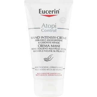 Крем для рук Eucerin (Еуцерин) AtopiControl Hand Intensiv Cream Інтенсивний для сухої і атопічної шкіри 75 мл (89744)-0