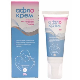 Крем-емоліент Афлокрем для чутливої шкіри дітей та дорослих 50 мл-0
