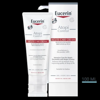 Крем Eucerin (Еуцерин) AtopiControl Acure Care Cream інтенсивний заспокійливий для атопічної шкіри в період загострення 100 мл (83553)-1