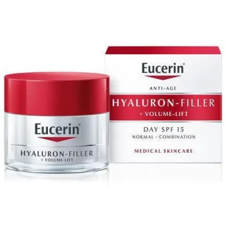Крем Eucerin (Еуцерин) Hyaluron Filler Volume Lift Day Cream денний антивіковий для нормальної/комбінованої шкіри SPF15+ 50 мл (89761)-0