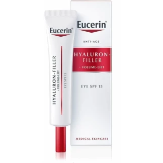Крем Eucerin (Эуцерин) Hyaluron Filler Volume Lift Eye Cream антивозрастной для восстановления контура вокруг глаз SPF15+ 15 мл (89766)-0