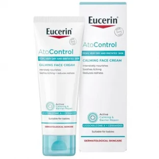 Крем Eucerin (Юцерин) AtopiControl заспокійливий для сухої та атопічної шкіри обличчя 50мл-0