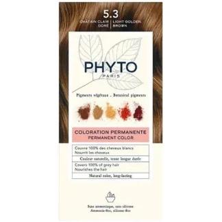 Крем-краска Phyto (Фито) Phytocolor тон №5.3 Светлый золотистый шатен-0