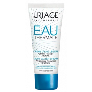 Крем легкий зволожуючий для обличчя Uriage Eau Thermale Light Water Cream для всіх типів шкіри 40 мл Крем легкий зволожуючий для обличчя Uriage Eau Thermale Light Water Cream для всіх типів шкіри 40 мл-1