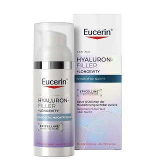 Крем нічний Eucerin (Юцерин) Hyaluron-Filler епігенетичний антивіковий для всіх типів шкіри 50мл (99630)-0