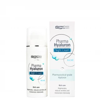 Крем Pharma Hyaluron (Фарма гіалурон) Riche Night Cream нічний 50мл-1