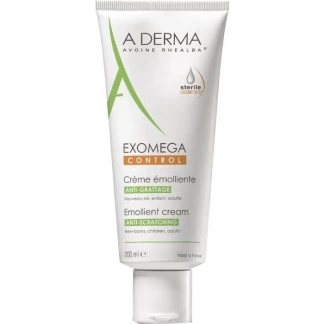 Крем A-Derma (А-Дерма) Exomega Control cream пом'якшуючий для сухої шкіри обличчя та тіла 200 мл-0