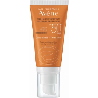 Крем солнцезащитный Avene (Авен) Sun Sensitive тонирующий, защитный для сухой и чувствительной кожи SPF50 50 мл-0