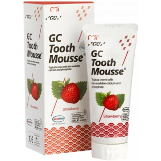 Крем стоматологический GC Tooth Mousse (Тус Мусс) для восстановления эмали зубов со вкусом клубники 35мл-0