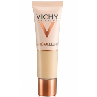 Крем тональний Vichy (Віши) Mineralblend Cream зволожуючий для всіх типів шкіри 30 мл (№01 глина)-0