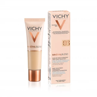 Крем тональный Vichy (Виши) Mineralblend Cream увлажняющий для всех типов кожи 30 мл (№03 гипс)-1