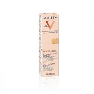 Крем тональний Vichy (Віши) Mineralblend Cream зволожуючий для всіх типів шкіри 30 мл (№06 охра) Крем тональний Vichy (Віши) Mineralblend Cream зволожуючий для всіх типів шкіри 30 мл (№06 охра)-1