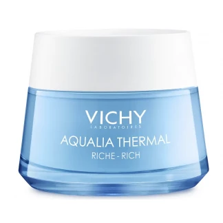 Крем Vichy (Віши) Aqualia Thermal Rich Rehydrating Cream насичений для глибокого зволоження сухої і дуже сухої шкіри обличчя 50 мл-0