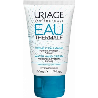 Крем Uriage (Урьяж) Eau Thermale Water Hand Cream увлажняющий для чувствительной и сухой кожи рук 50 мл-0