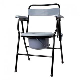 Крісло-стілець з санітарним оснащенням нерегульоване за висотою, складане (KJT710B)-4