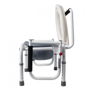 Крісло-стілець з санітарним оснащенням регульоване з відкидним підлокітником (KJT729)-1