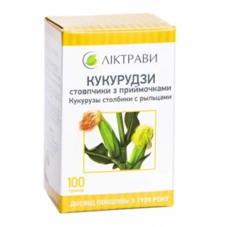 КУКУРУДЗИ Стовпчики з приймочками різано-пресовані по 100г у пачці з внутрішнім пакетом-0