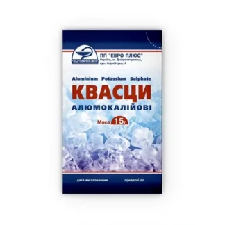 Галун алюмокалійовий порошок для зовнішнього  застосування по 15 г у пакеті-0