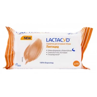 Салфетки для интимной гигиены Lactacyd (Лактацид) 15 шт-0