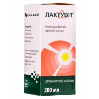 ЛАКТУВІТ сироп 3,335 г/5 мл по 200 мл-0