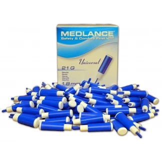 Ланцеты автоматический Medlance (Медланс) plus Universal 21G 1,8 мм №200 синий-3